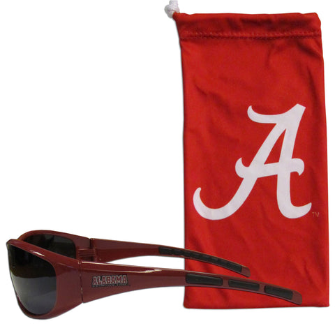 Alabama Crimson Tide Sunglass and Bag Set