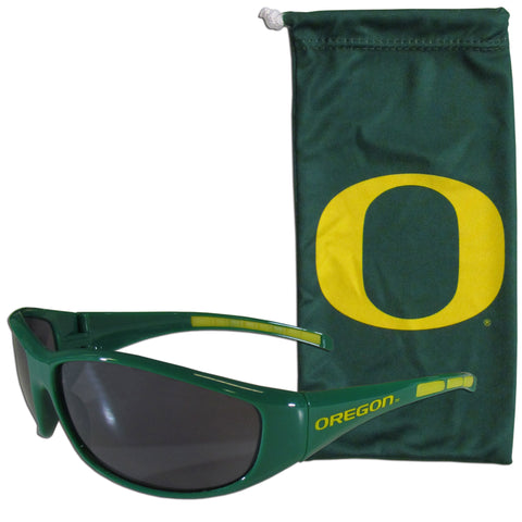 Oregon Ducks Sunglass and Bag Set