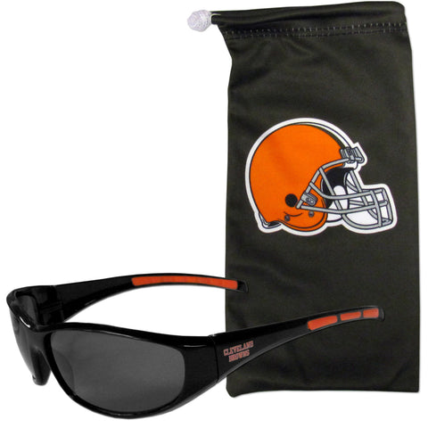 Cleveland Browns Sunglass and Bag Set