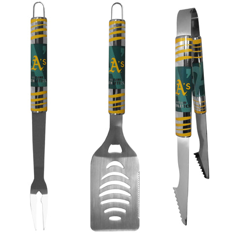 Oakland Athletics 3 pc Tailgater BBQ Set