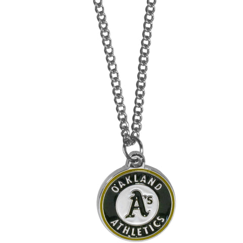 Oakland Athletics Chain Necklace with Small Charm