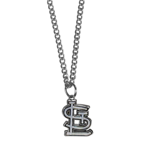 St. Louis Cardinals Chain Necklace with Small Charm