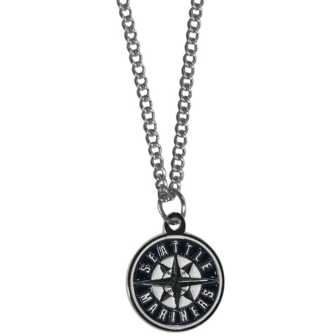 Seattle Mariners Chain Necklace with Small Charm