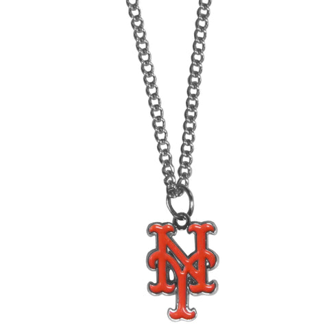 New York Mets Chain Necklace with Small Charm