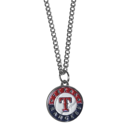 Texas Rangers Chain Necklace with Small Charm