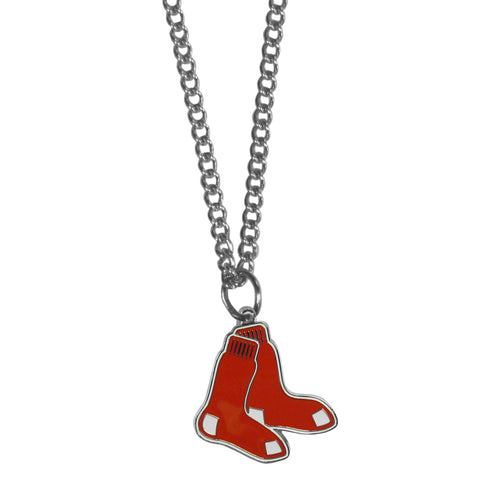 Boston Red Sox Chain Necklace with Small Charm