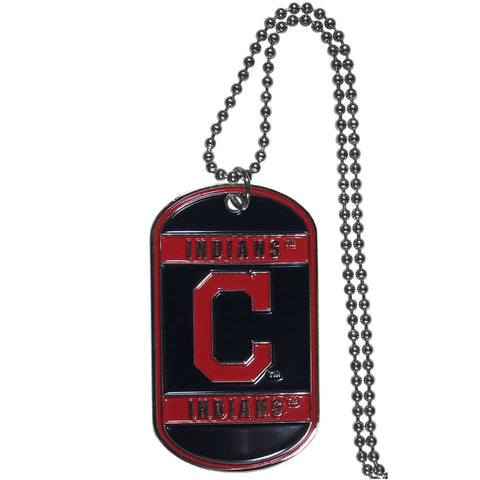 Cleveland Indians Tag Necklace