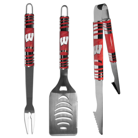 Wisconsin Badgers 3 pc Tailgater BBQ Set