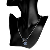 N. Carolina Tar Heels Euro Bead Necklace