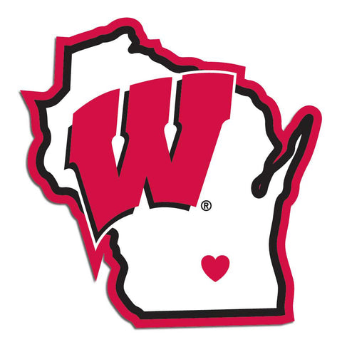 Wisconsin Badgers Home State Decal