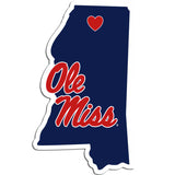Mississippi Rebels Home State Decal