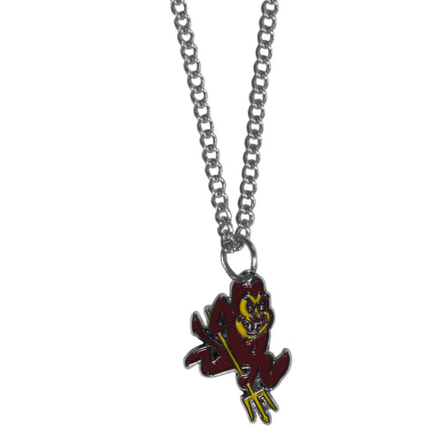 Arizona St. Sun Devils Chain Necklace with Small Charm