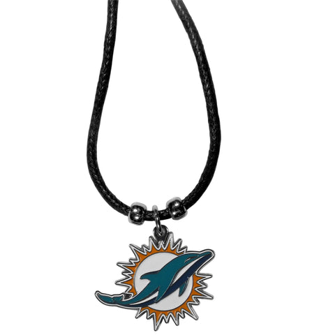 Miami Dolphins Cord Necklace