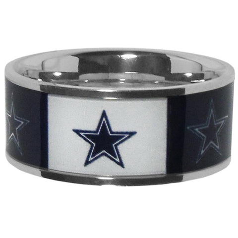 Dallas Cowboys Steel Inlaid Ring