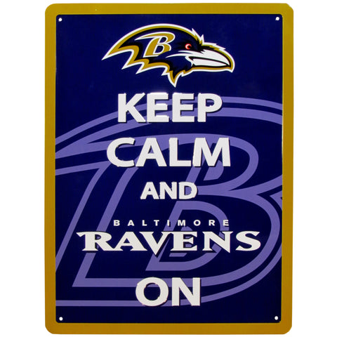 Baltimore Ravens Keep Calm Sign