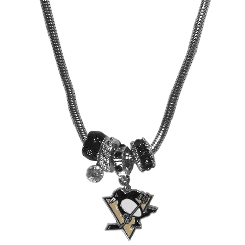 Pittsburgh Penguins® Euro Bead Necklace
