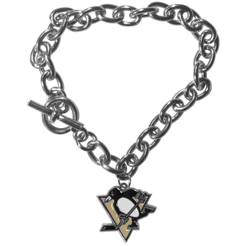 Pittsburgh Penguins® Charm Chain Bracelet