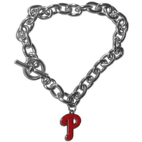 Philadelphia Phillies Charm Chain Bracelet