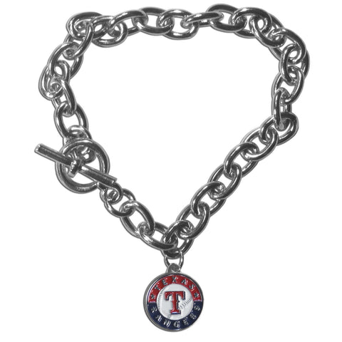 Texas Rangers Charm Chain Bracelet