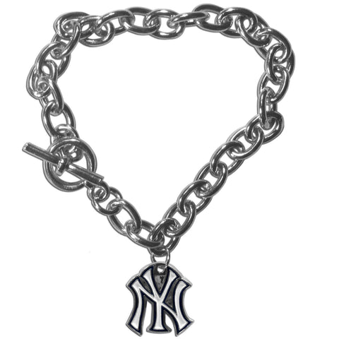 New York Yankees Charm Chain Bracelet