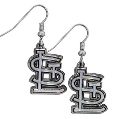 St. Louis Cardinals Chrome Dangle Earrings