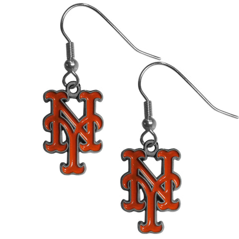 New York Mets Dangle Earrings