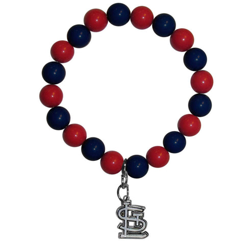 St. Louis Cardinals Fan Bead Bracelet