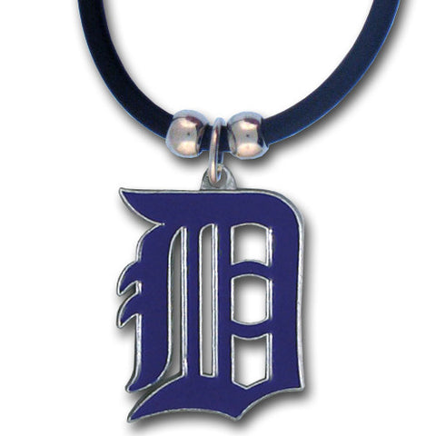 Detroit Tigers Rubber Cord Necklace