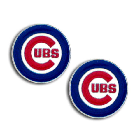 Chicago Cubs Stud Earrings