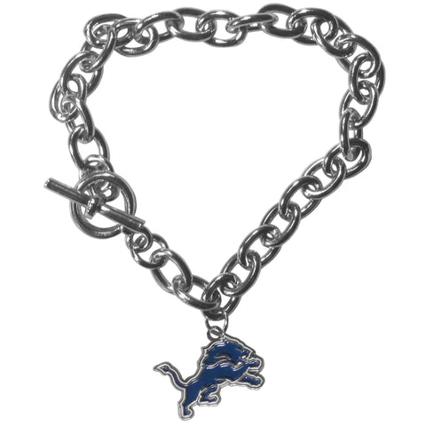 Detroit Lions Charm Chain Bracelet