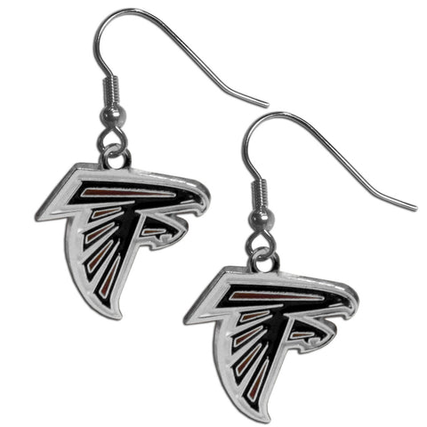 Atlanta Falcons Chrome Dangle Earrings