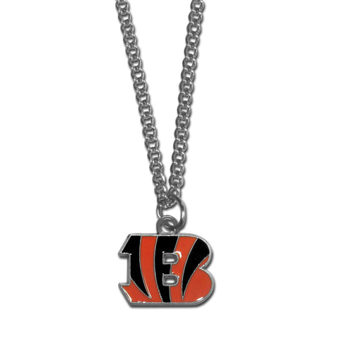 Cincinnati Bengals Chain Necklace with Small Charm