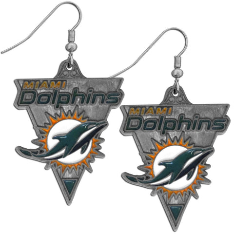 Miami Dolphins Classic Dangle Earrings