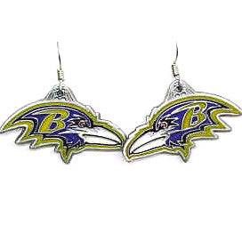 NFL Earrings - Baltimore Ravens