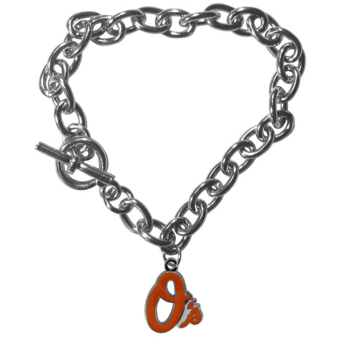 Baltimore Orioles Charm Chain Bracelet