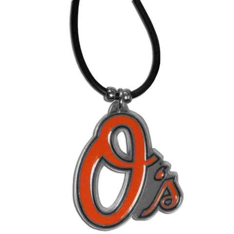 Baltimore Orioles Rubber Cord Necklace