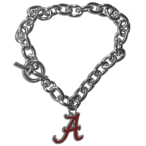 Charm Chain Bracelet - Alabama Crimson Tide Charm Chain Bracelet