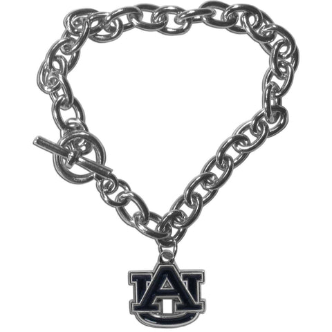 Charm Chain Bracelet - Auburn Tigers Charm Chain Bracelet