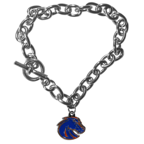 Charm Chain Bracelet - Boise St. Broncos Charm Chain Bracelet