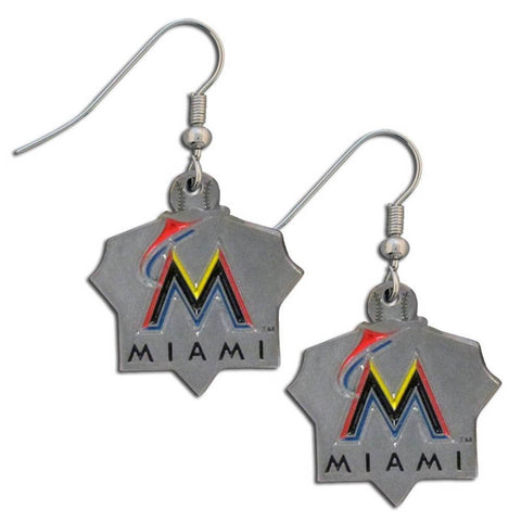 Miami Marlins Classic Dangle Earrings