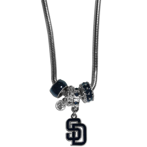 San Diego Padres Euro Bead Necklace