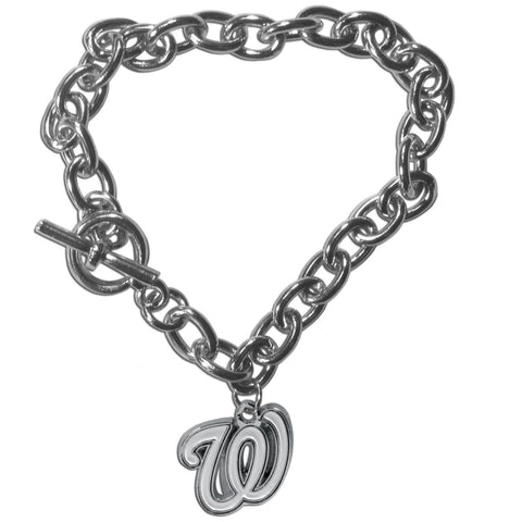 Washington Nationals Charm Chain Bracelet