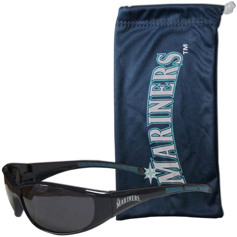 Seattle Mariners Sunglass and Bag Set