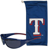 Texas Rangers Sunglass and Bag Set