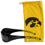 Iowa Hawkeyes Sunglass and Bag Set