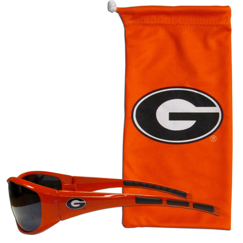 Georgia Bulldogs Sunglass and Bag Set