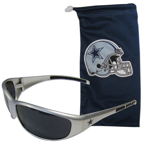Dallas Cowboys Sunglass and Bag Set
