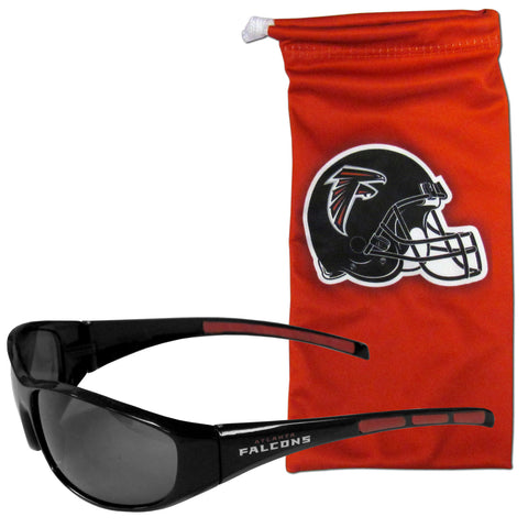 Atlanta Falcons Sunglass and Bag Set