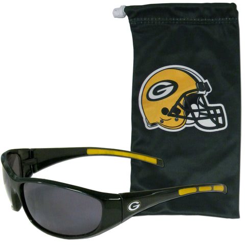 Green Bay Packers Sunglass and Bag Set