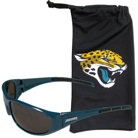 Jacksonville Jaguars Sunglass and Bag Set